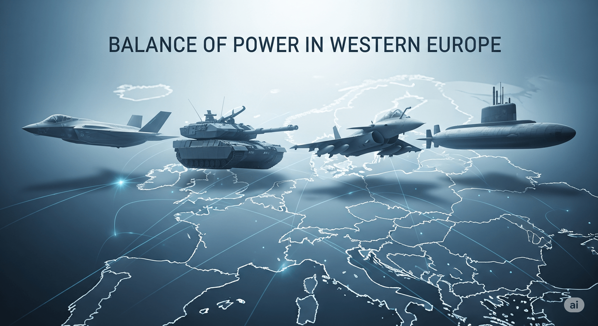 Forces of Western Europe: A Quantitative Analysis